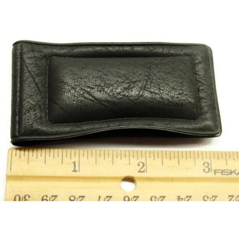 Black Vinyl Magnetic Money Clip Advertising Ritters Carb. SVC. NWOT